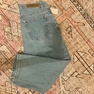 VINTAGE DENIM 100% Cotton Straight Jean Cropped